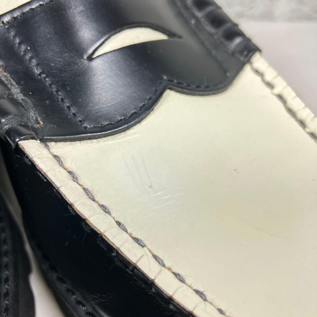 美品】KENFORD コインローファー 26cm 厚底 レザー バイカラー - メルカリ