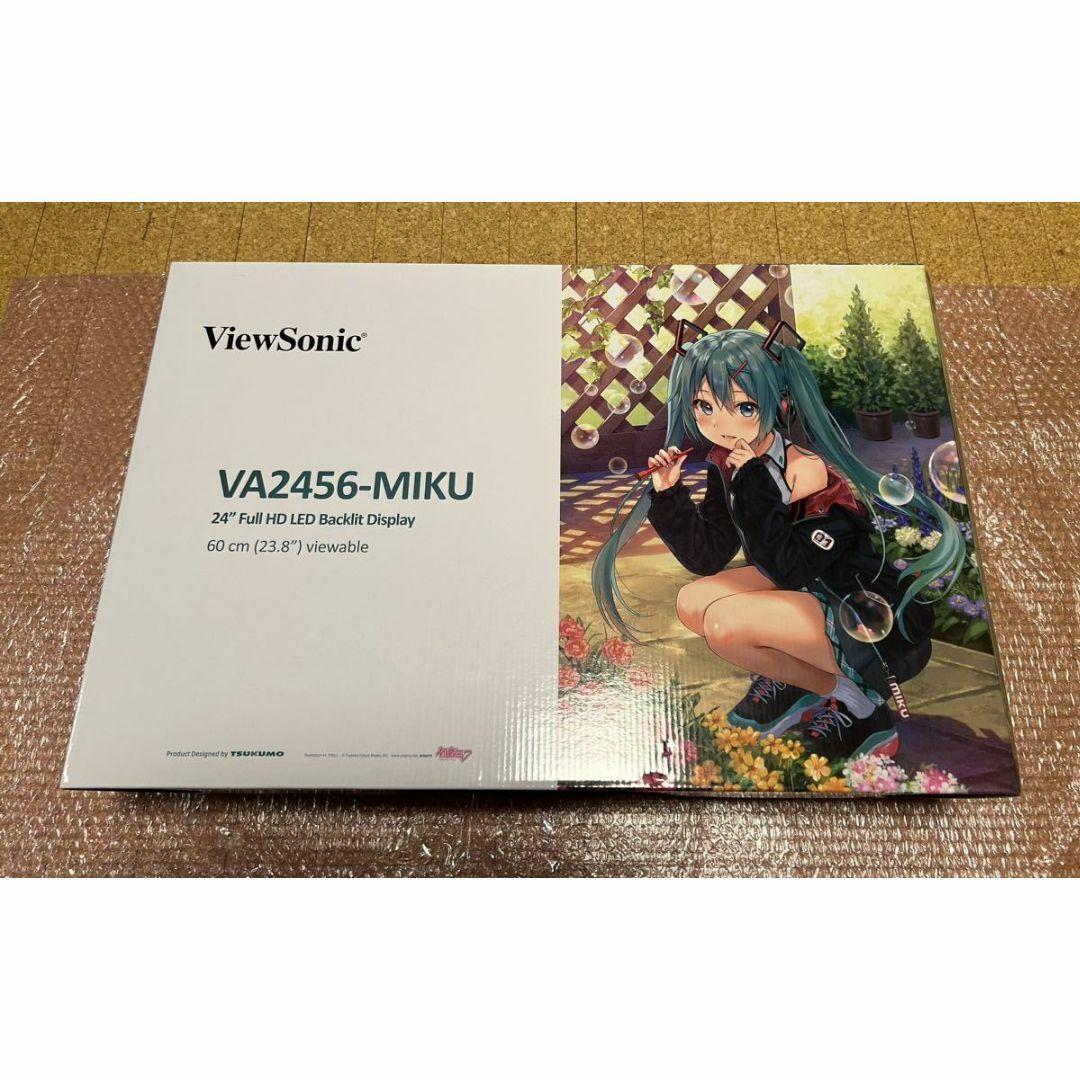 新品ViewSonic VA2456-MIKU 初音ミクコラボモニター23.8型 ビューソニック、初音ミクとコラボした23.8型液晶ディスプレイ - PC Watch