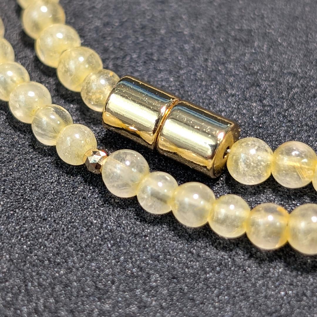 K18一粒×ゴールドルチル 贅沢3WAYジュエリー／金運・開運