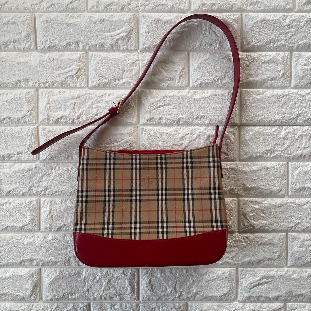 Burberry チェック柄 バッグ BURBERRY(バーバリー) チェック柄 トートバッグ 白 ホワイト系