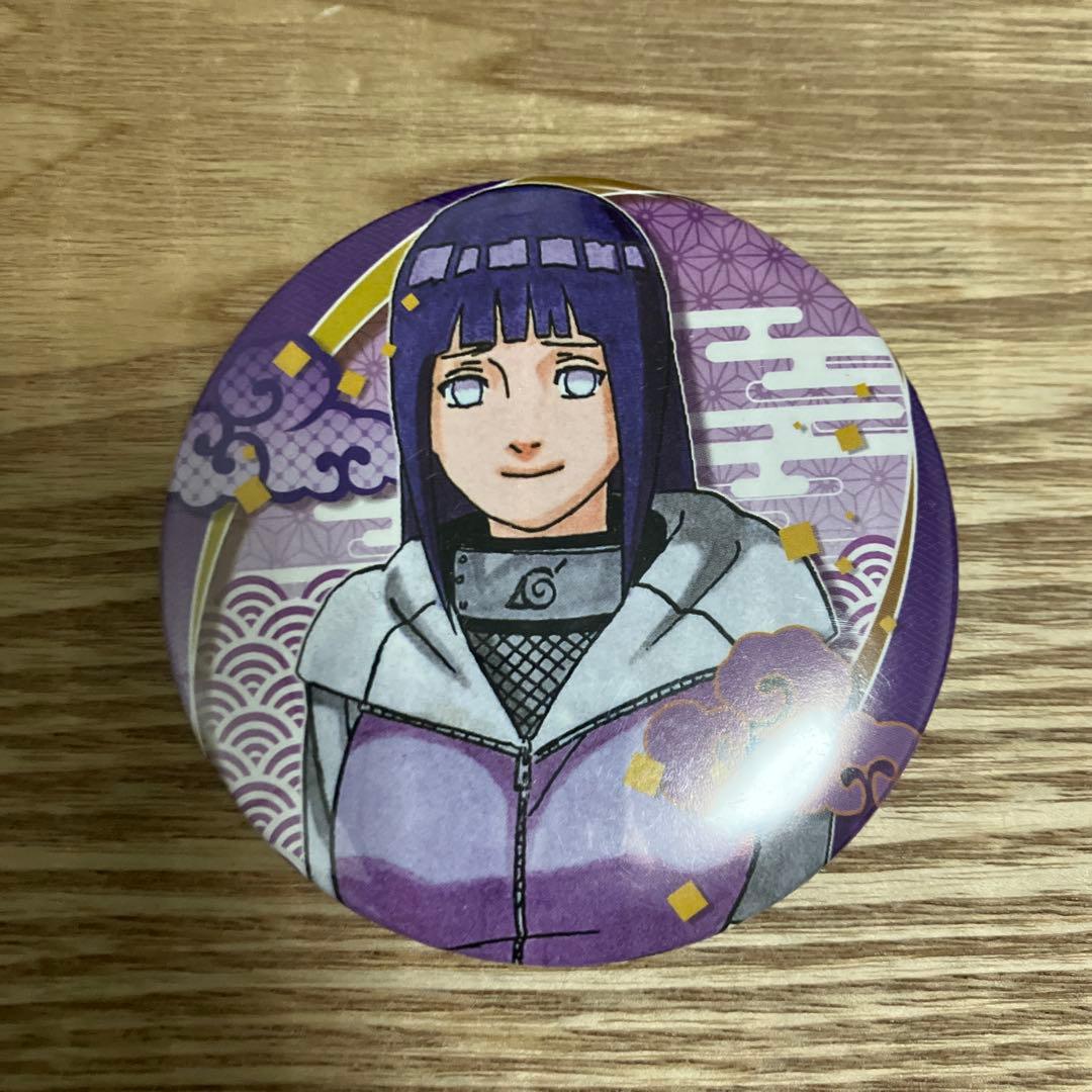 NARUTO 缶バッジ 日向ヒナタ デザイン - メルカリ