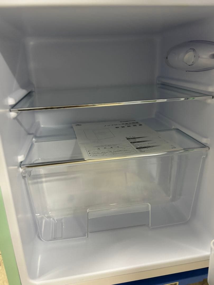 2024年製81 Lミントグリーン冷蔵庫アイリスオーヤマPRR-082D T IRIS OHYAMA