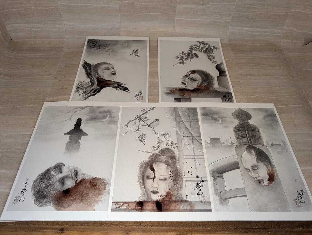 生首図聚 三代目彫よし 大型本 刺青作品集 tattoo 彫よし 超レア本