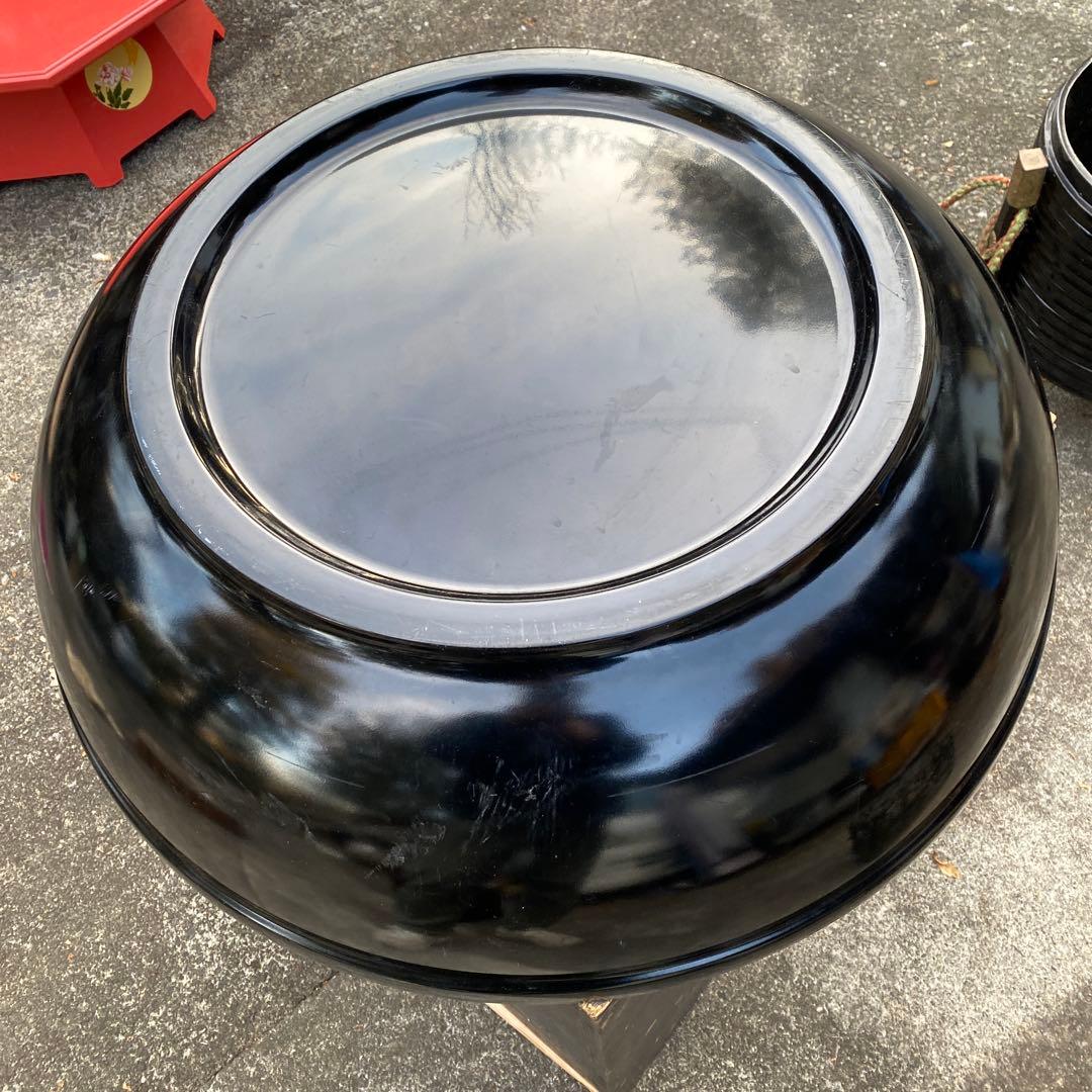 【BO51226】こね鉢　朱塗り　特大60.5cm 7.5kg 樹脂