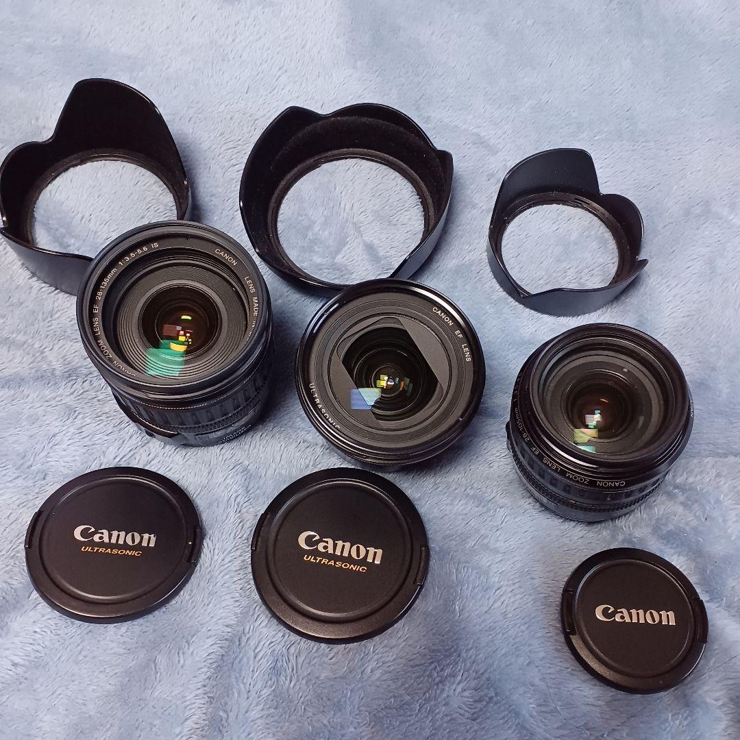 EF 28-135mm f/3.5-5.6 IS USM 他2本USMレンズ