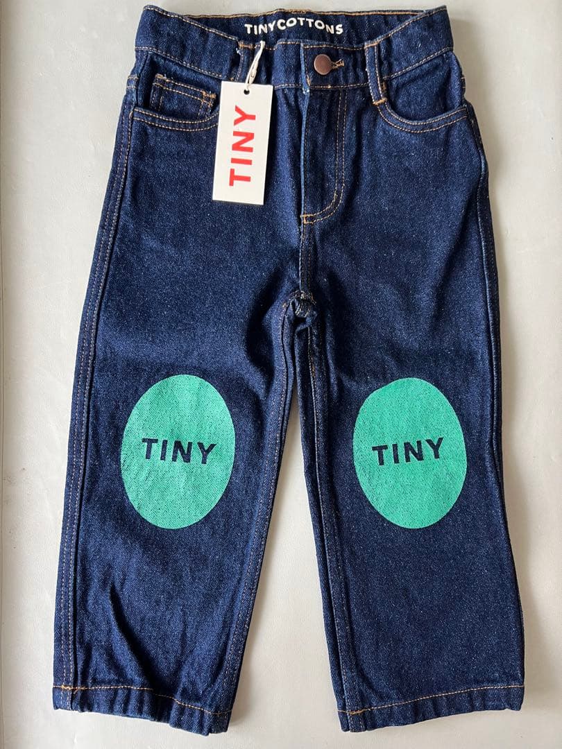 ボトムス・スパッツ TINY COTTONS dark wash denim TINYCOTTONS / Daisy Denim Pant | HAKONIWA PRODUCTS | ハコニワ