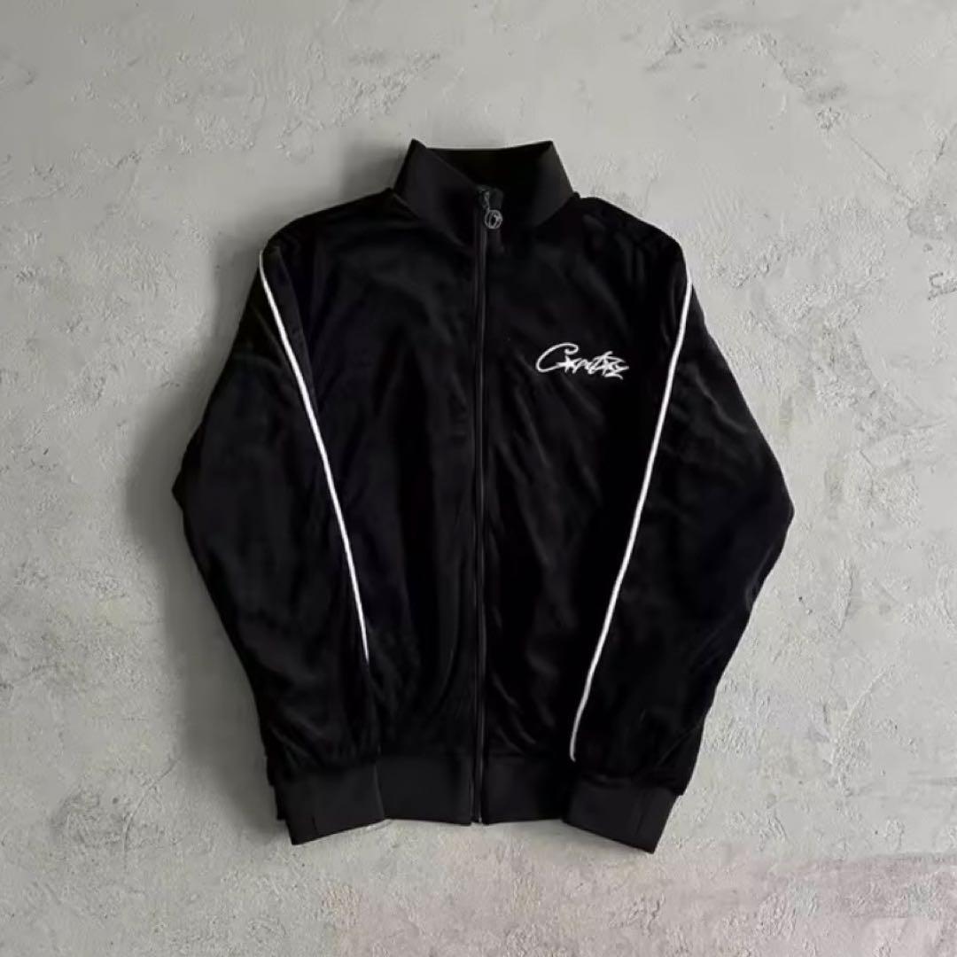 即日発送 corteiz セットアップ ベロア ブラック Mサイズ - メルカリ