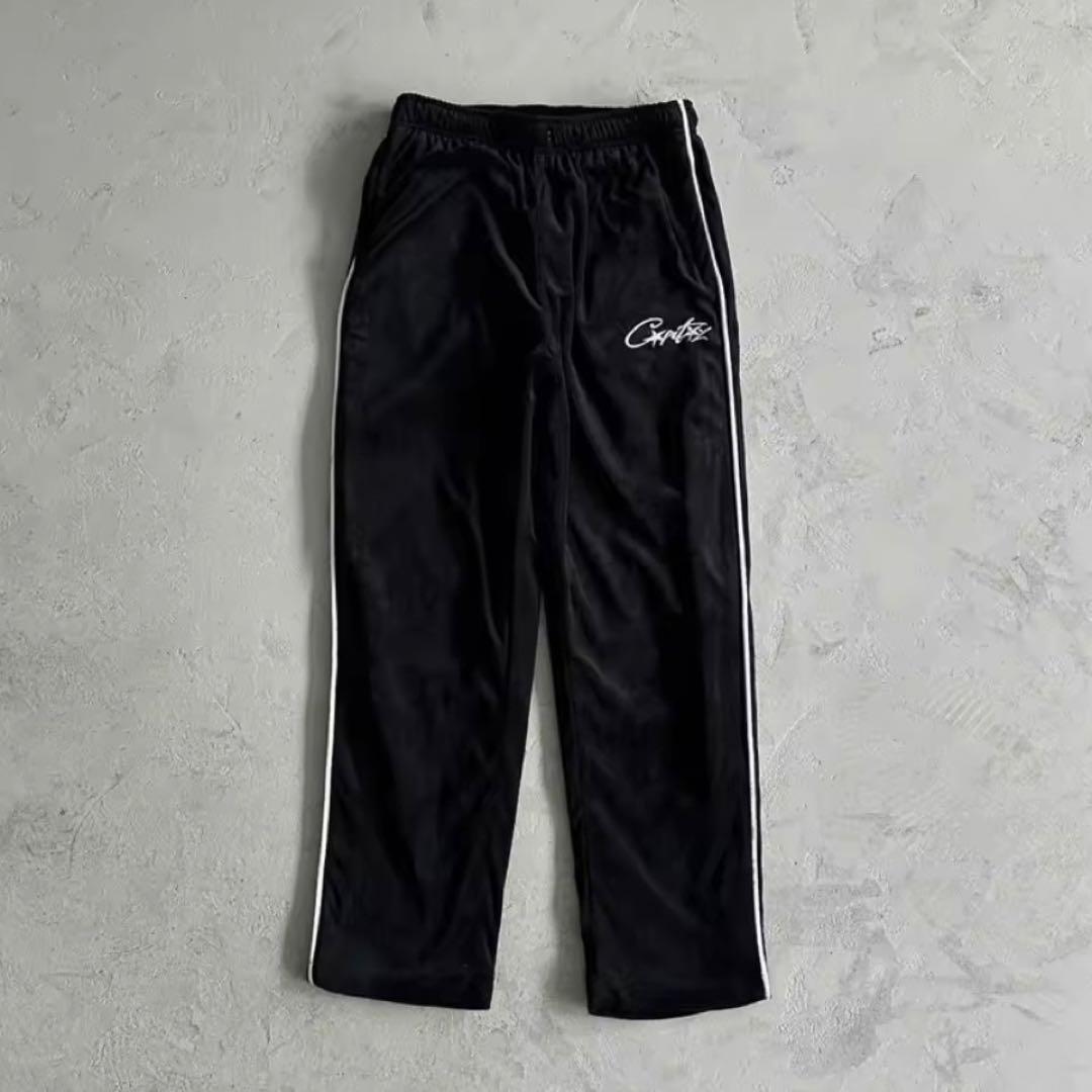 即日発送 corteiz セットアップ ベロア ブラック Mサイズ - メルカリ