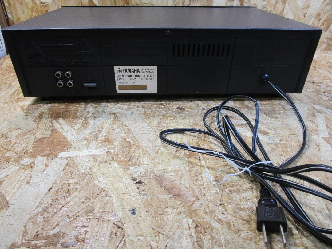 希少・動作品）ヤマハカセットデッキKX-W500 ダブルリバースカセット