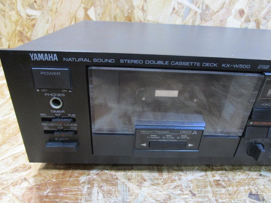 希少・動作品）ヤマハカセットデッキKX-W500 ダブルリバースカセット