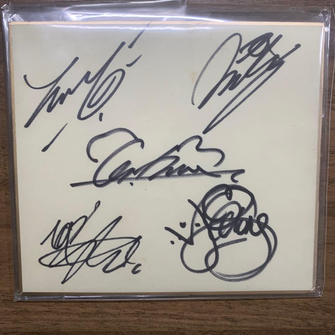 BIGBANG 5人 直筆サイン - メルカリ