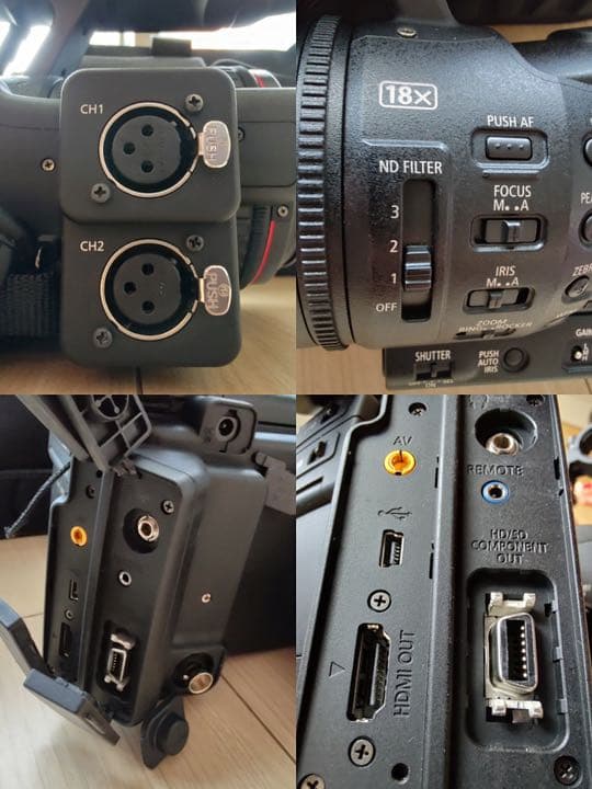 Canon XF300 ビデオカメラ(海外版・日本語切替可） - メルカリ