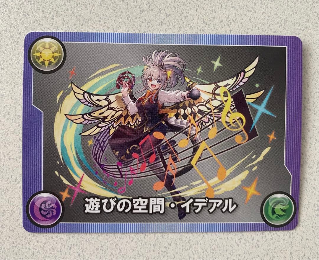 QR未使用】 パズドラ ラウンドワンコラボ メモリーカード イデアル