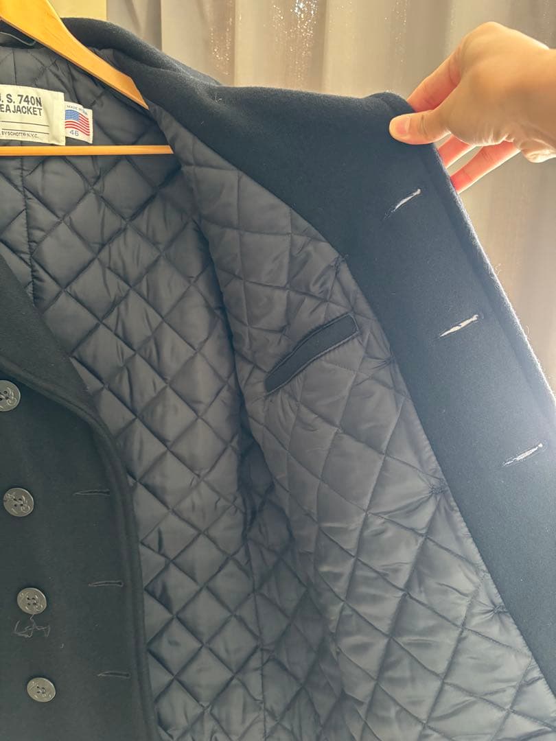 SCHOTT XL〜XXL相当 U.S.740N ピーコート