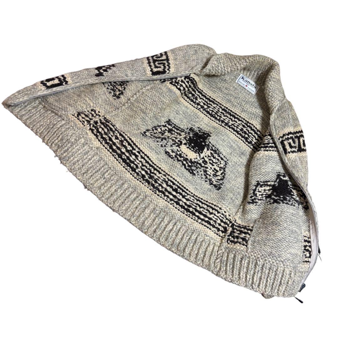 Kanata カナタ サンダーバード カウチンニット ウール セーター - メルカリ