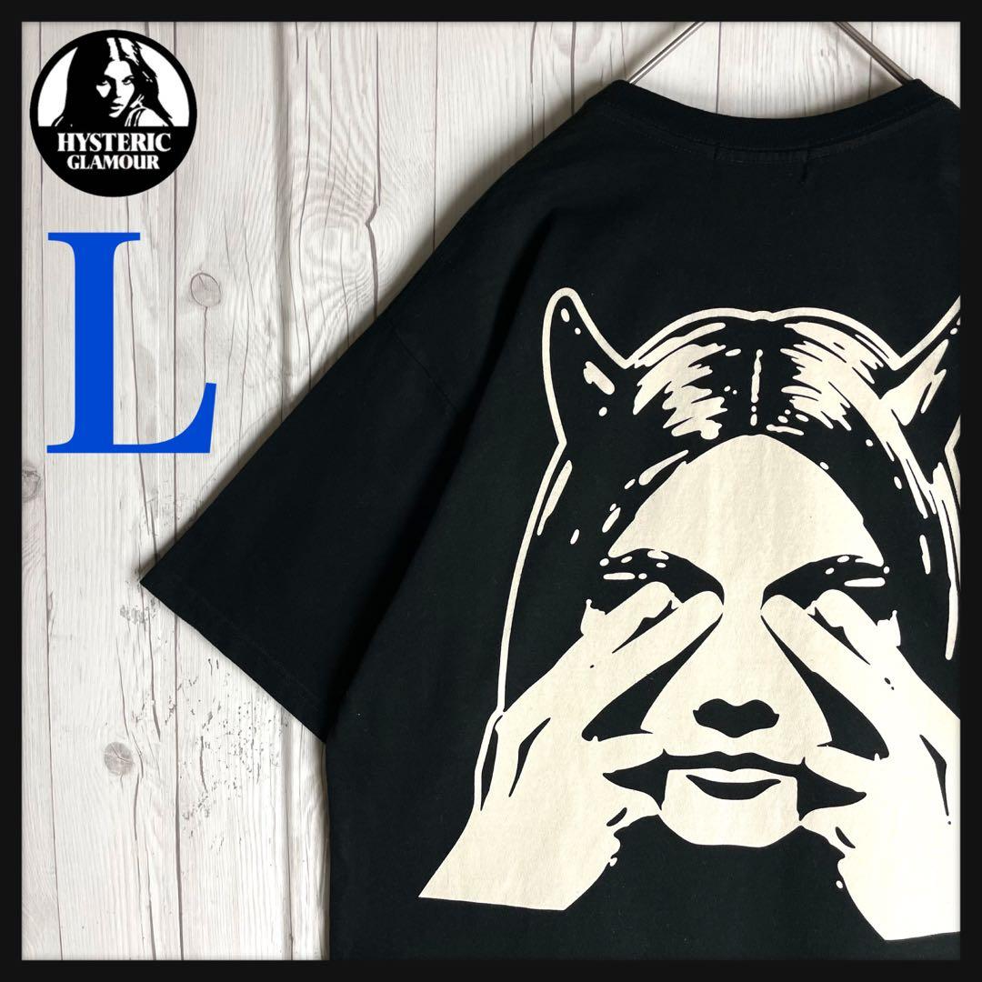 超人気デザイン】ヒステリックグラマー☆デビルガール ロゴ tシャツ 黒