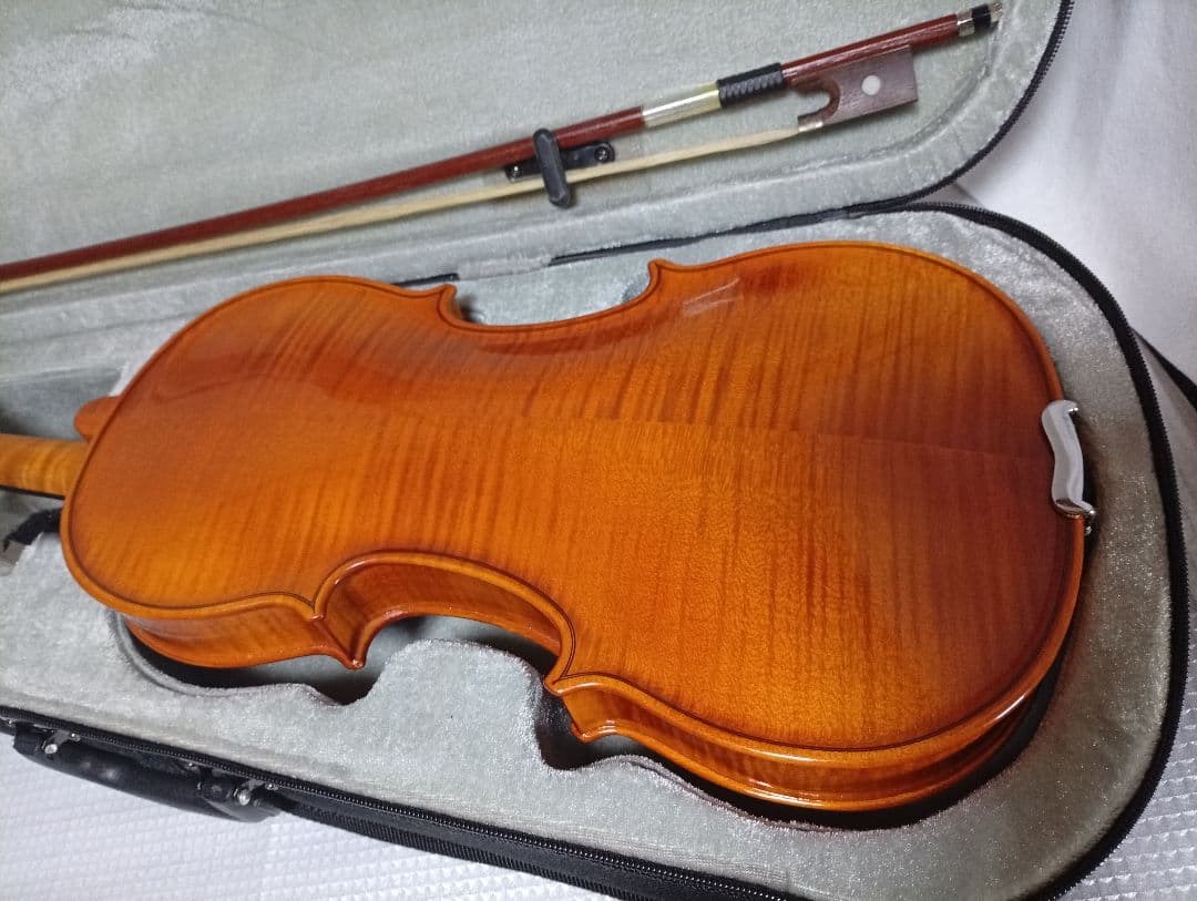 FEVER バイオリン 4/4 フルサイズ AUBERT駒 弓・ケース【整備品】 3/4