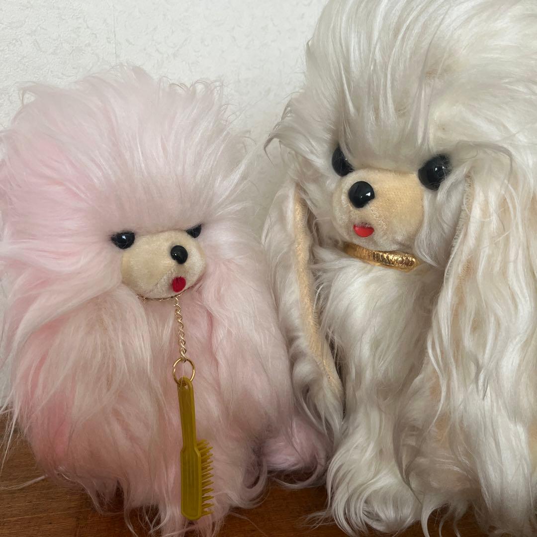 昭和レトロ お手入れワンちゃん 犬 ぬいぐるみ - メルカリ
