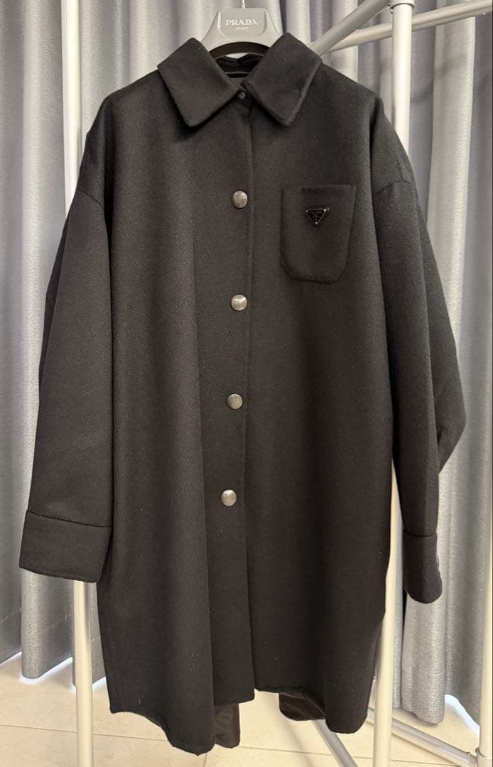 2525　美品　プラダ　PRADA ジャケットシャツコート　38サイズ ☆Prada プラダ☆Re-Nylon シャツ ジャケット (PRADA/シャツ) SC548