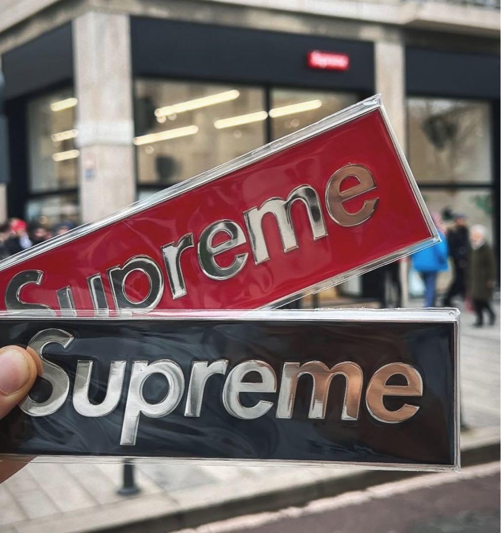 Supreme Box Logo Car Emblem 