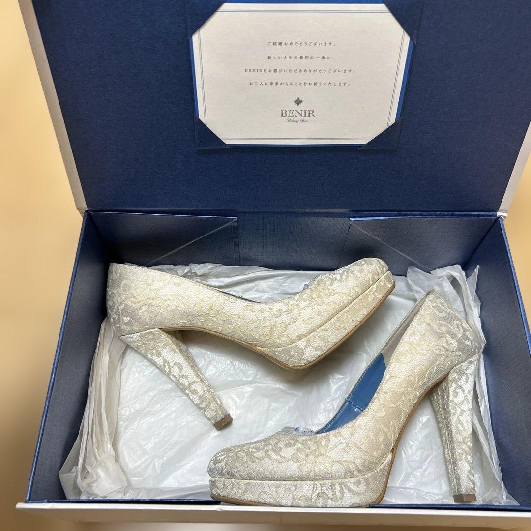 ウエディングシューズブライダルシュー Z BENIR 12cm - メルカリ