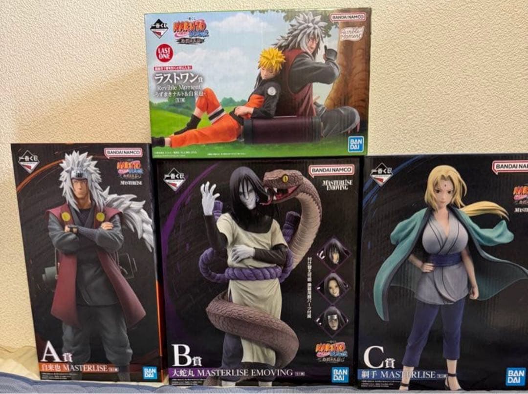 ナルト一番くじ　フィギュア4点セット 一番くじ NARUTO-ナルト- 疾風伝 忍ノ絆｜一番くじ倶楽部｜BANDAI