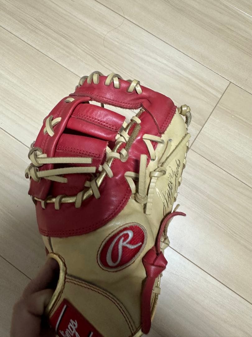 Rawlings 軟式グローブ レッド/ベージュ