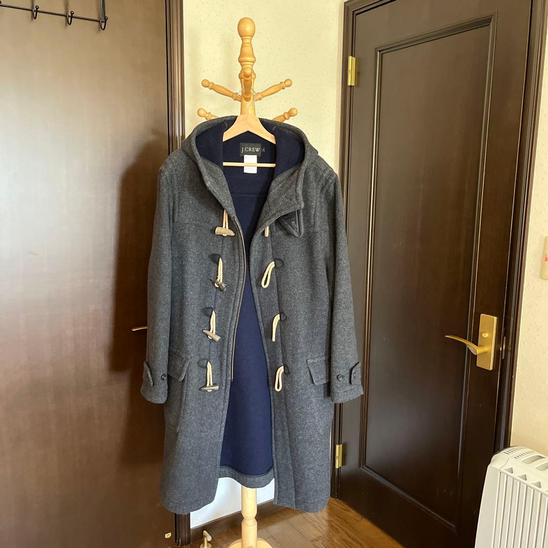 お値下げしました❗️J.CREW ダッフルコート Ｌ　ウール70% ユニクロ公式 | ウールオーバーサイズダッフルコート