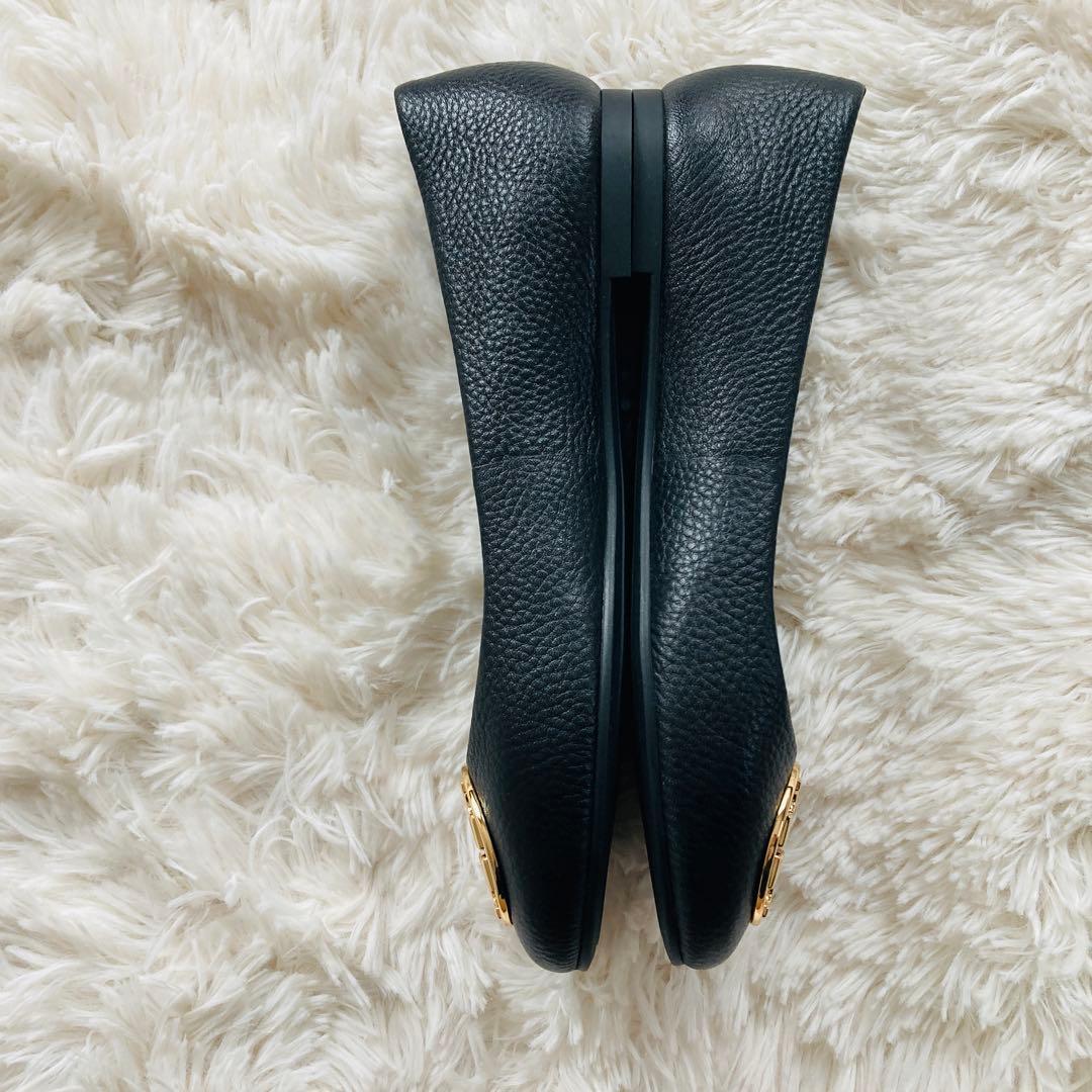 極美品】トリーバーチ チェルシー フラットシューズ レザー シボ加工