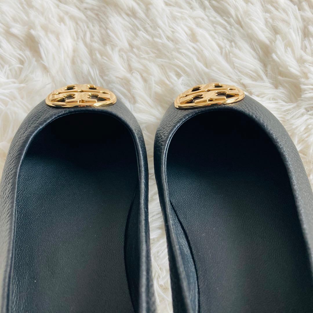 極美品】トリーバーチ チェルシー フラットシューズ レザー シボ加工