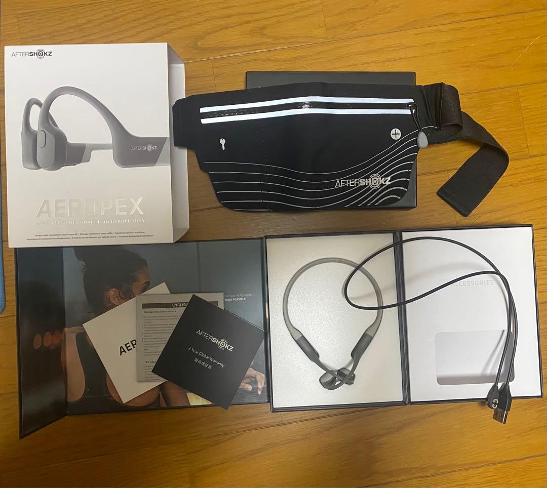 After Shokz Aeropex 骨伝導イヤホン グレー セカオワ深瀬着用 - メルカリ