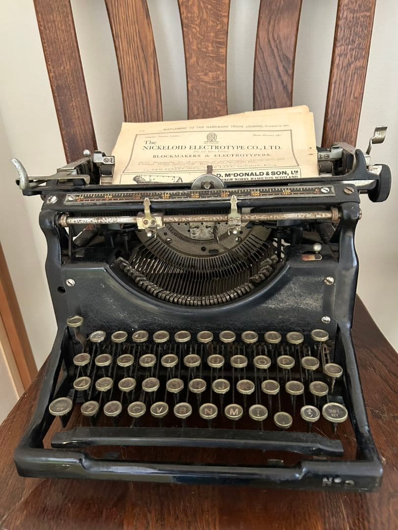 アンダーウッド社製　タイプライター Typewriter / Underwood社製 ｛F-00901｝ タイプライター, ビンテージ