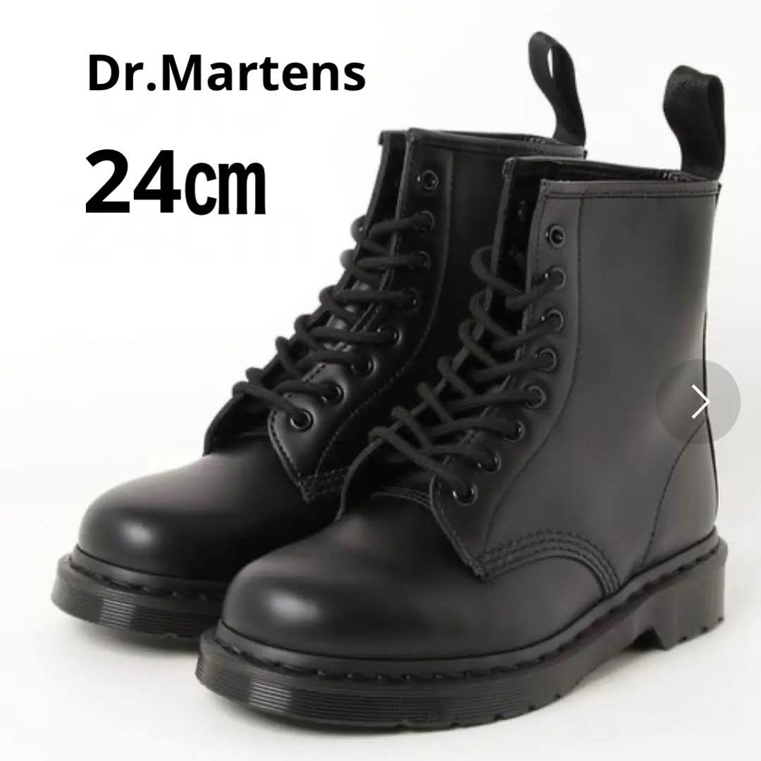 Dr.Martensドクターマーチン 8ホール 黒ステッチ - メルカリ