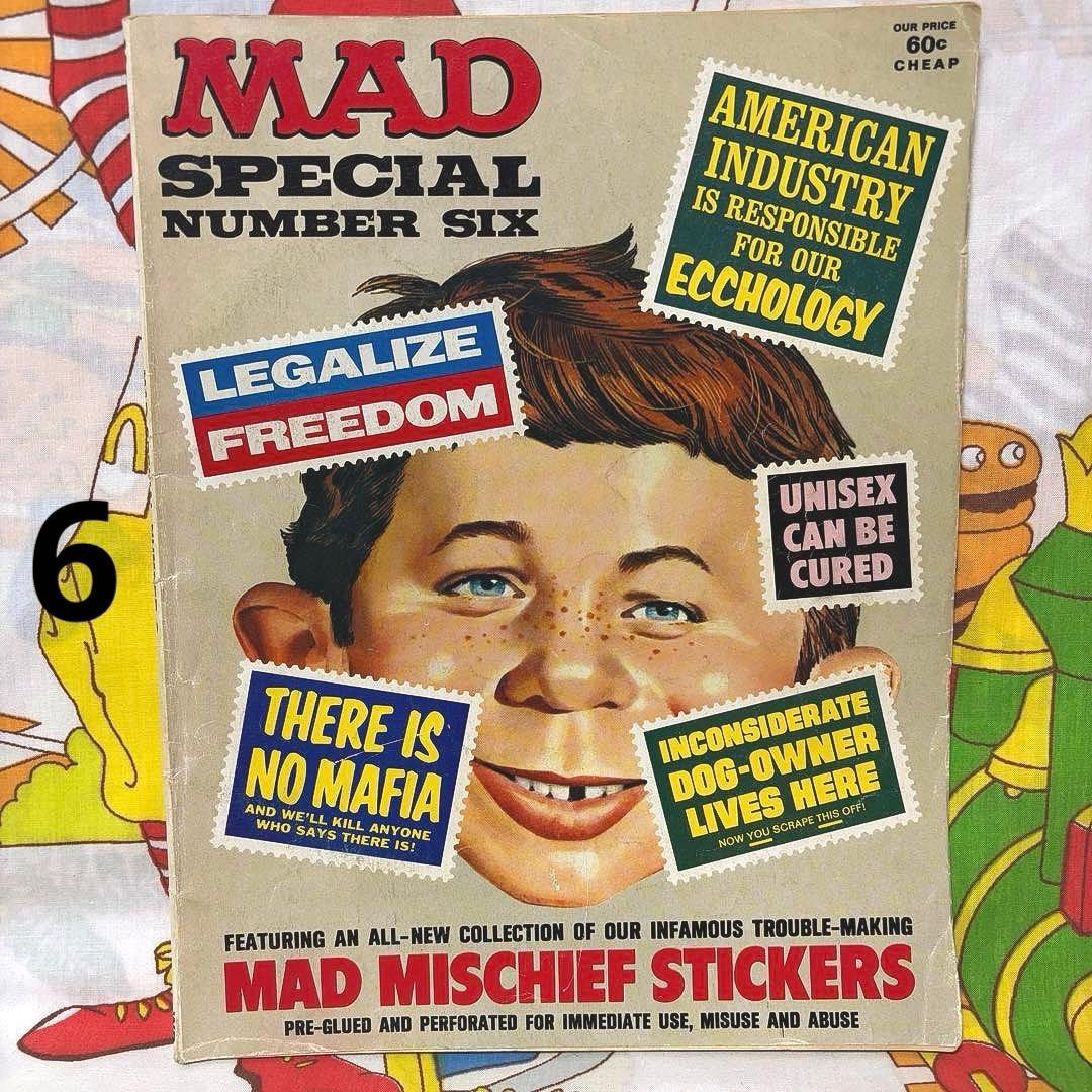 ③ MAD MAGAZINE マッドマガジン ビンテージ アドバタイジング 本の