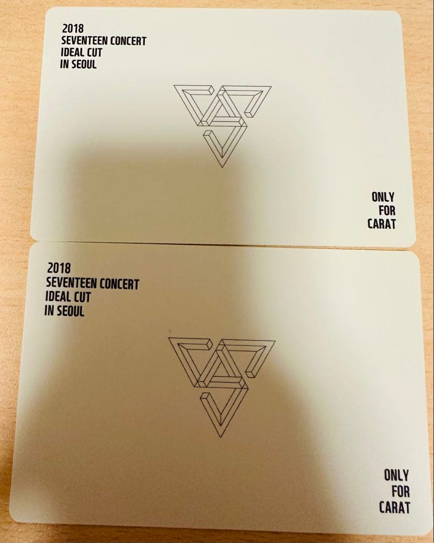 SEVENTEEN 2018 コンサートカードセット SEVENTEEN 2018 JAPAN ARENA TOUR 'SVT' TRADING CARD SET