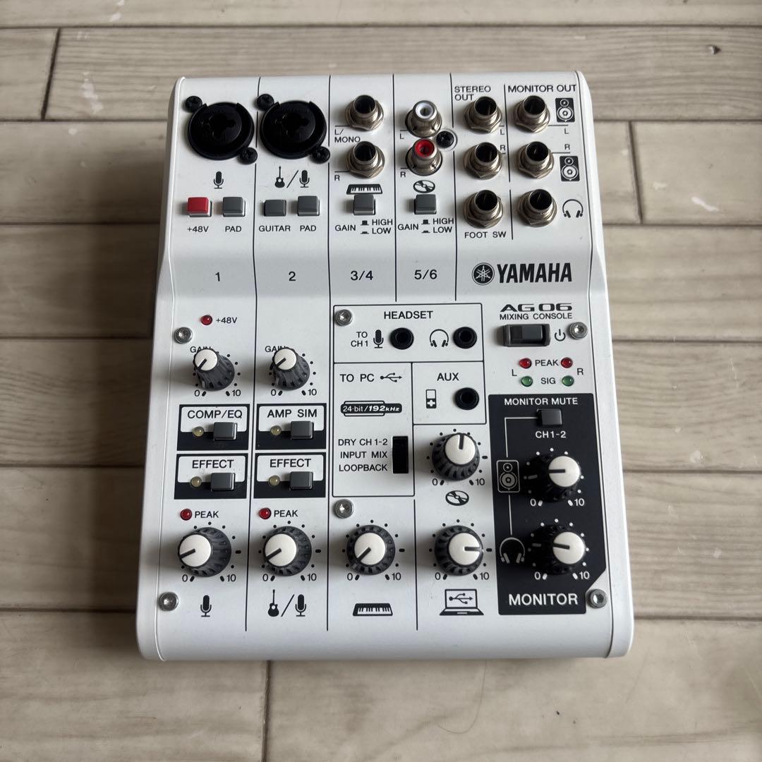 オ*ク様 YAMAHA AG 06 ミキシングコンソール USB接続