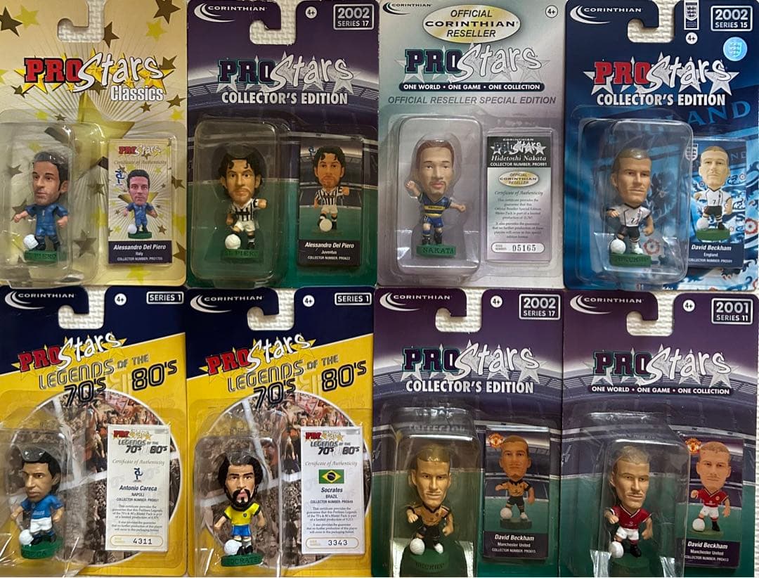 コリンシアン プロスターズ デルピエロ ベッカム ジェラード ヴェロン