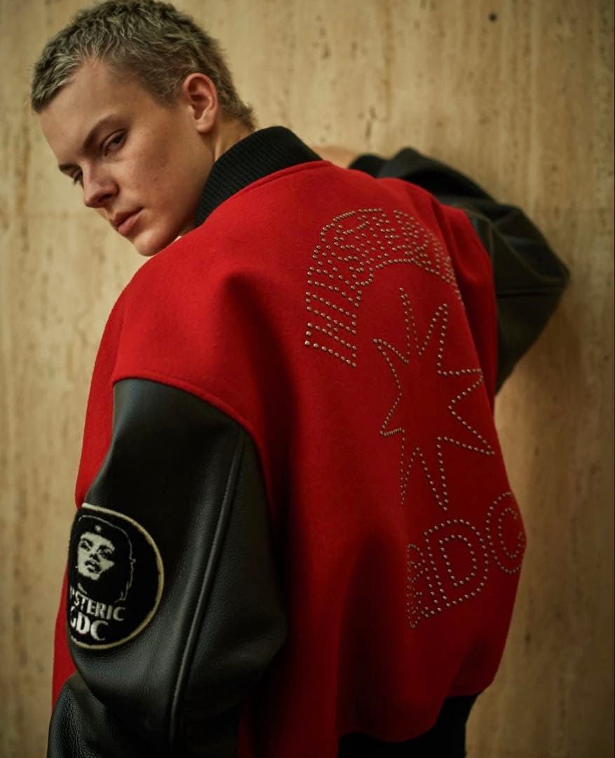 レッド HYSTERIC GLAMOUR GDC スタジャン XL キムタク - メルカリ