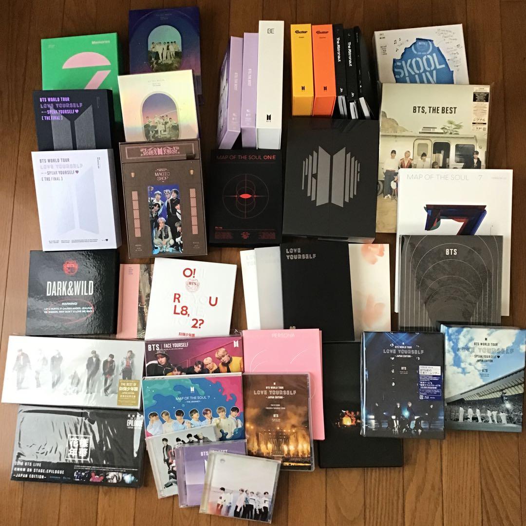 BTS CD アルバム　DVD フォトブック　まとめ売りセット（未開封品含む） BTS CD アルバム DVD フォトブック まとめ売りセット（未開封品含む