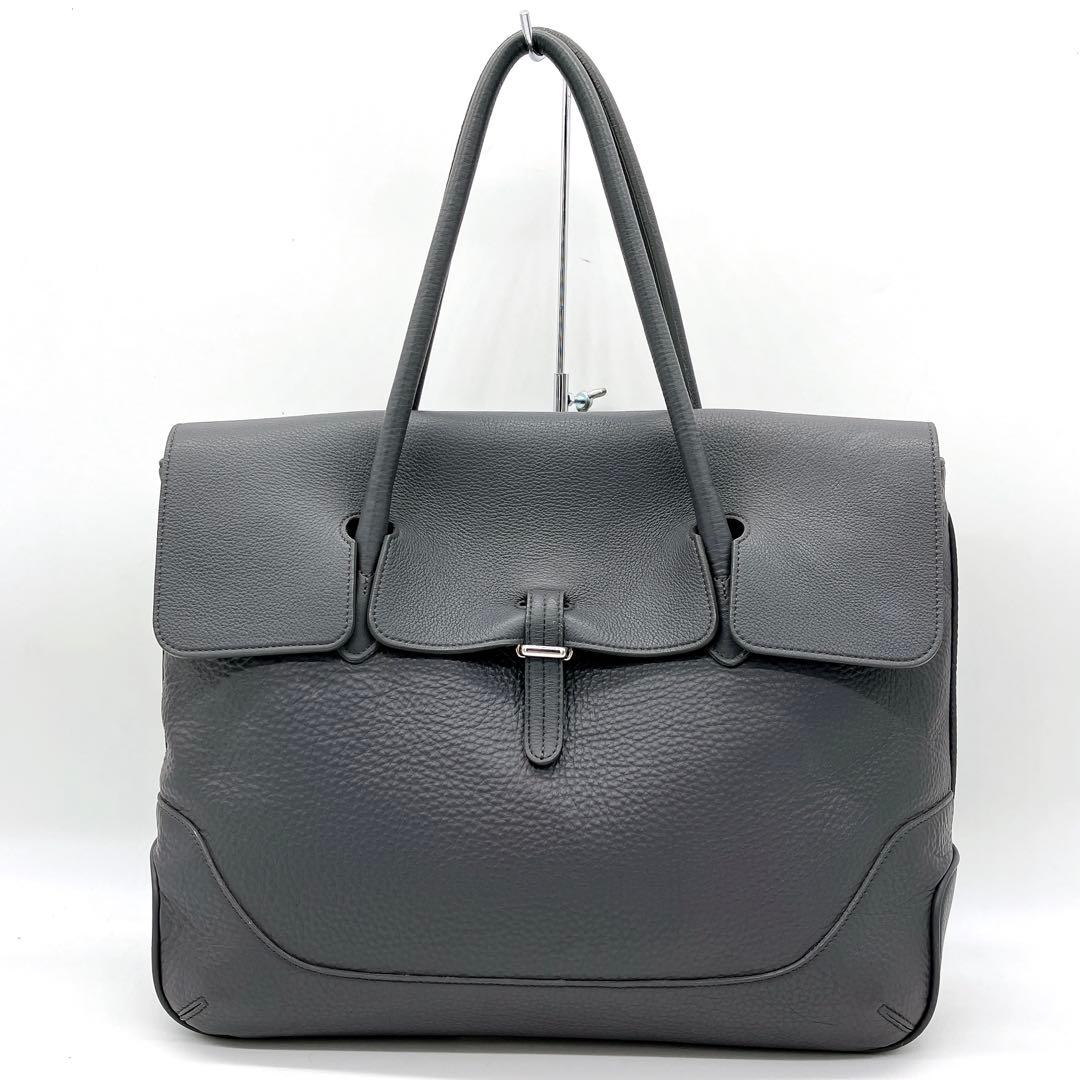 専用【PELLE MORBIDA】ビジネスバッグ　トートバッグ レザー　グレー. PELLE MORBIDA（ペッレ モルビダ） 3年保証＋ケアセット付 Maiden