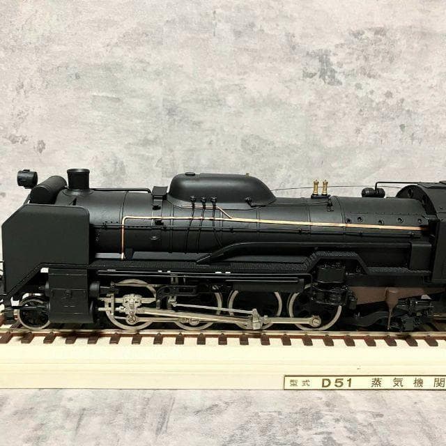 良品 1/42スケール 蒸気機関車 D51型 汽車 模型 三井金属工芸製 - メルカリ