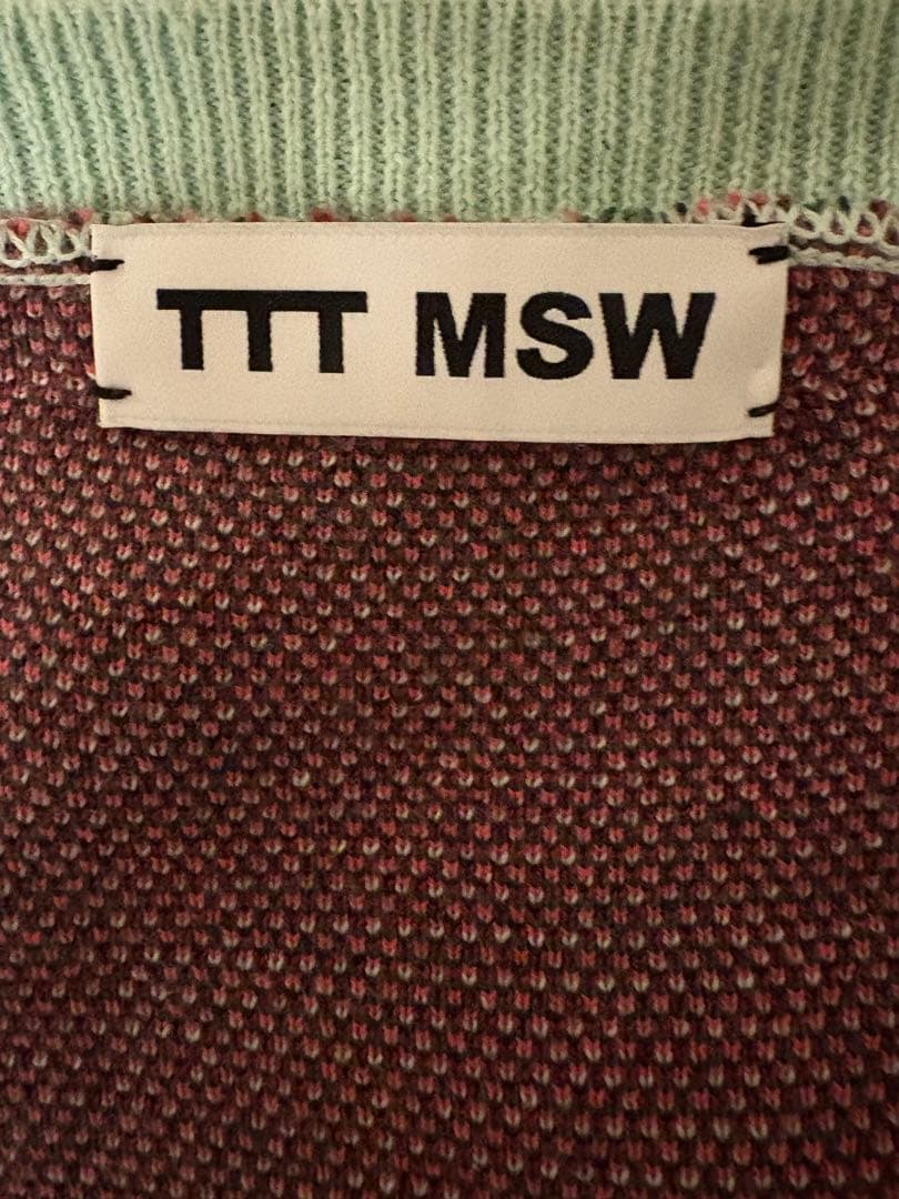 TTT MSW 20AW ニットベスト フラワー 花柄 ttt_msw - メルカリ