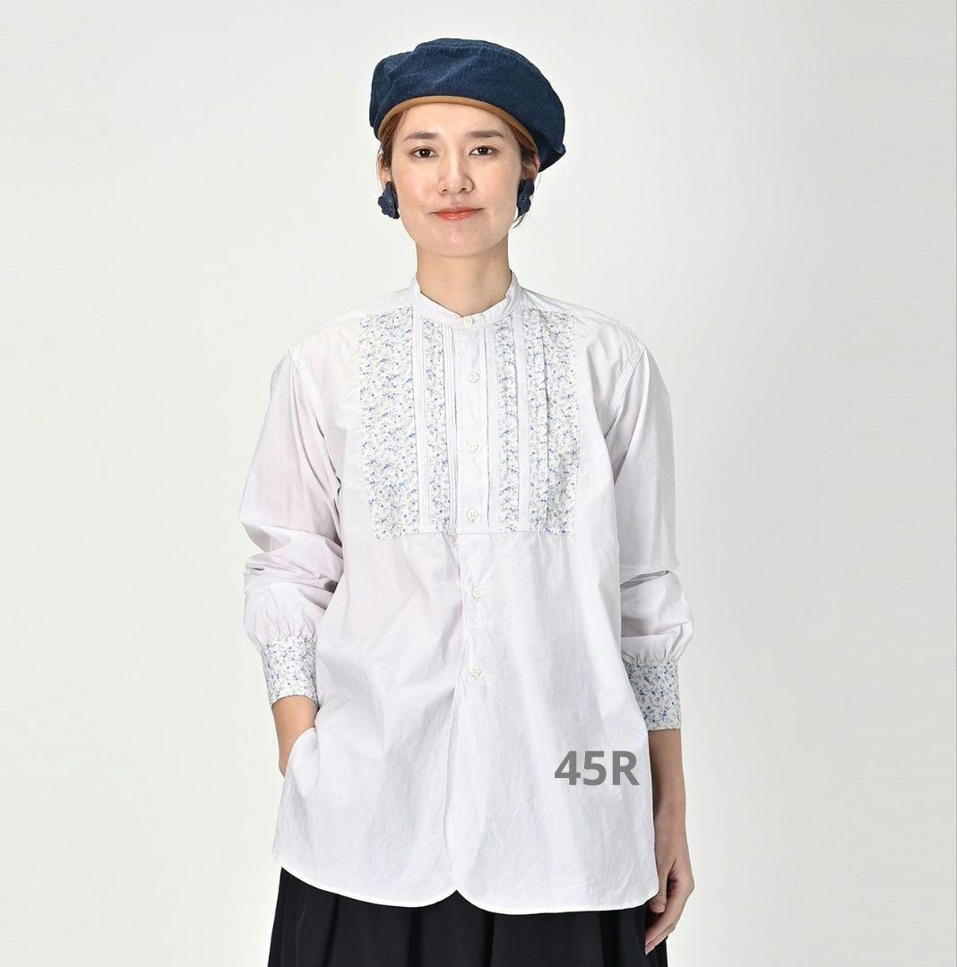 28日まで45R☆バチスト小花プリント908グーグーシャツ - メルカリ