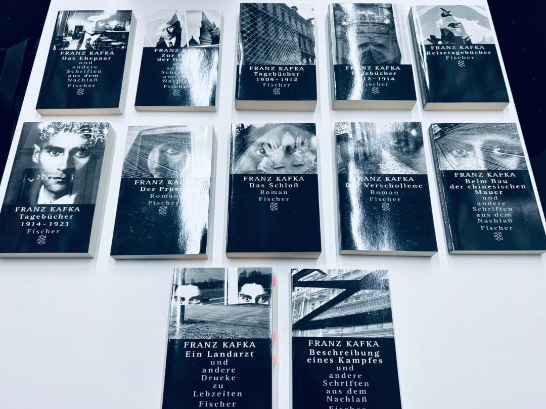 洋書 カフカ全集 12冊セット FRANZ KAFKA Fischer ドイツ語 ドイツ語洋書 フランツ・カフカ 小説・短編小説集 全4冊揃【Romane und