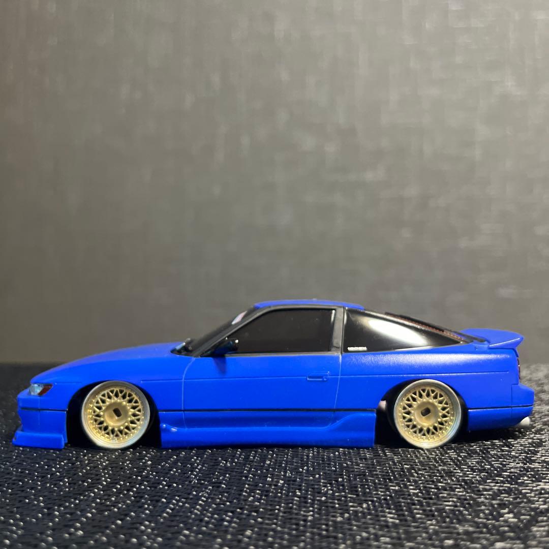 ミニッツ シルエイティ コバルトブルー フルエアロ 3連プロジェクター