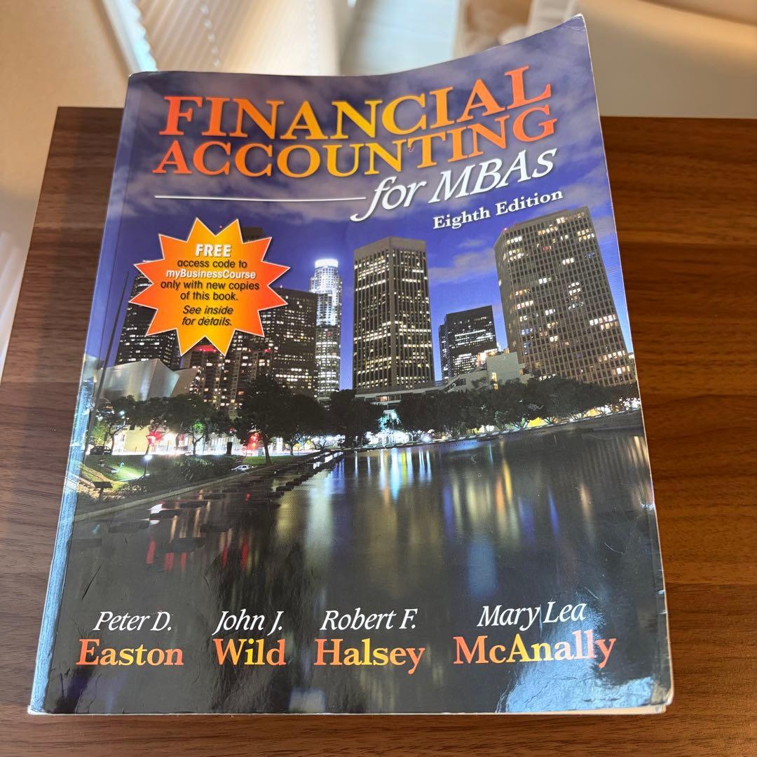 FINANCIAL ACCOUNTING for MBAs 第8版 FINANCIAL ACCOUNTING for MBAs 第8版