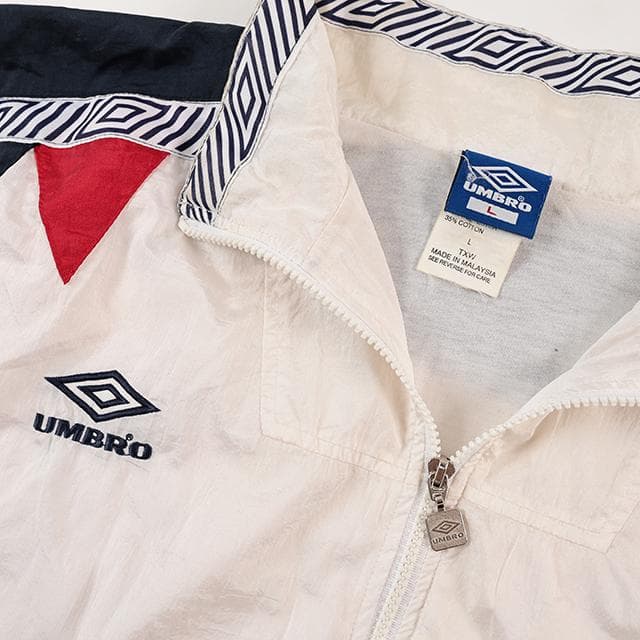 希少 90s アンブロ イングランド代表 ナイロンジャケット Lサイズ