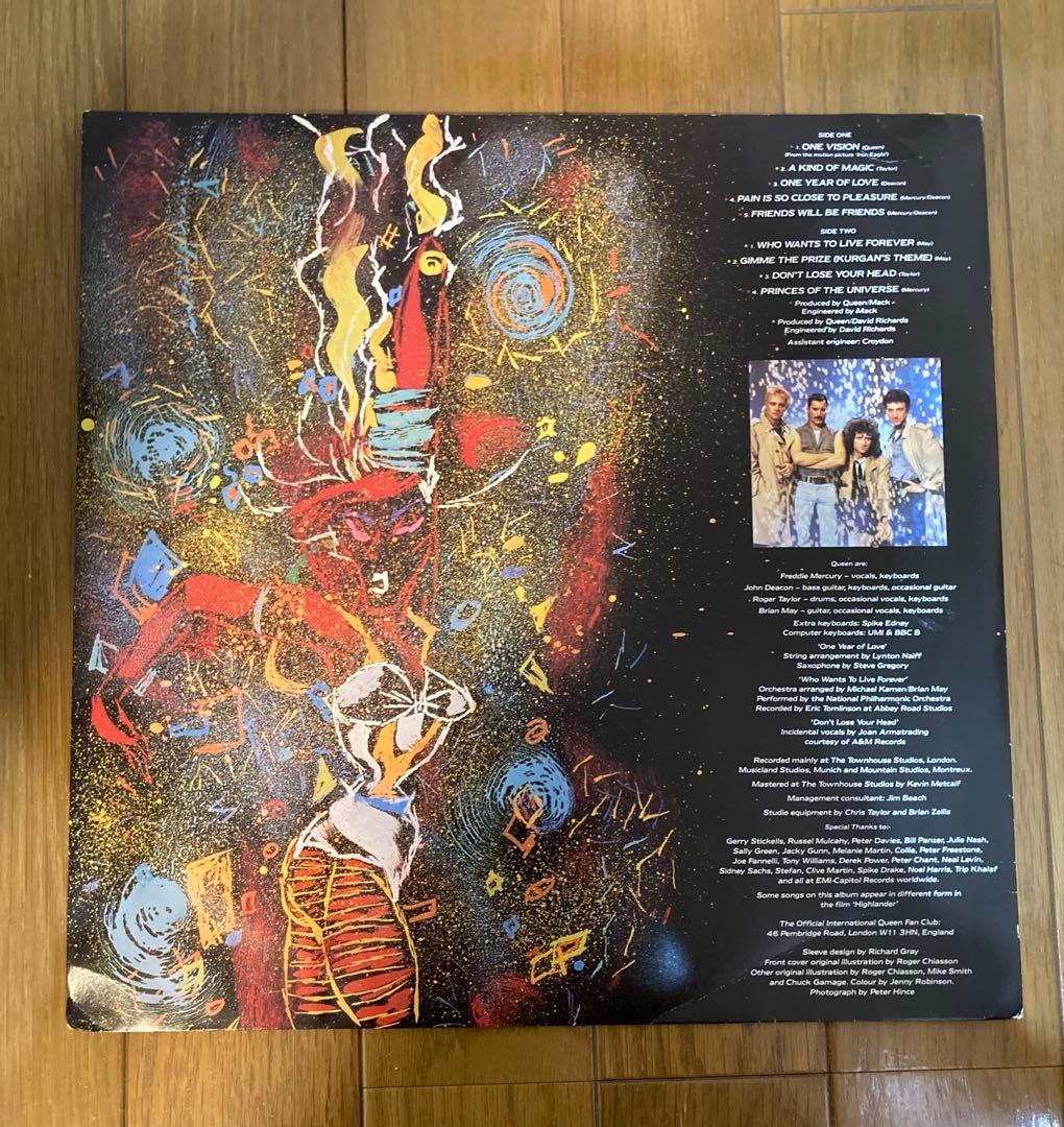 稀少UKオリジナル美盤A Kind Of MagicクイーンQueenレコード