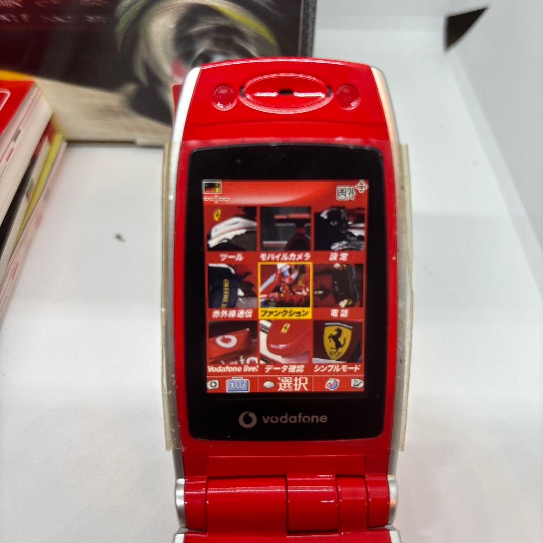 レア フェラーリ 携帯電話 Vodafone v302sh 完動品 - メルカリ