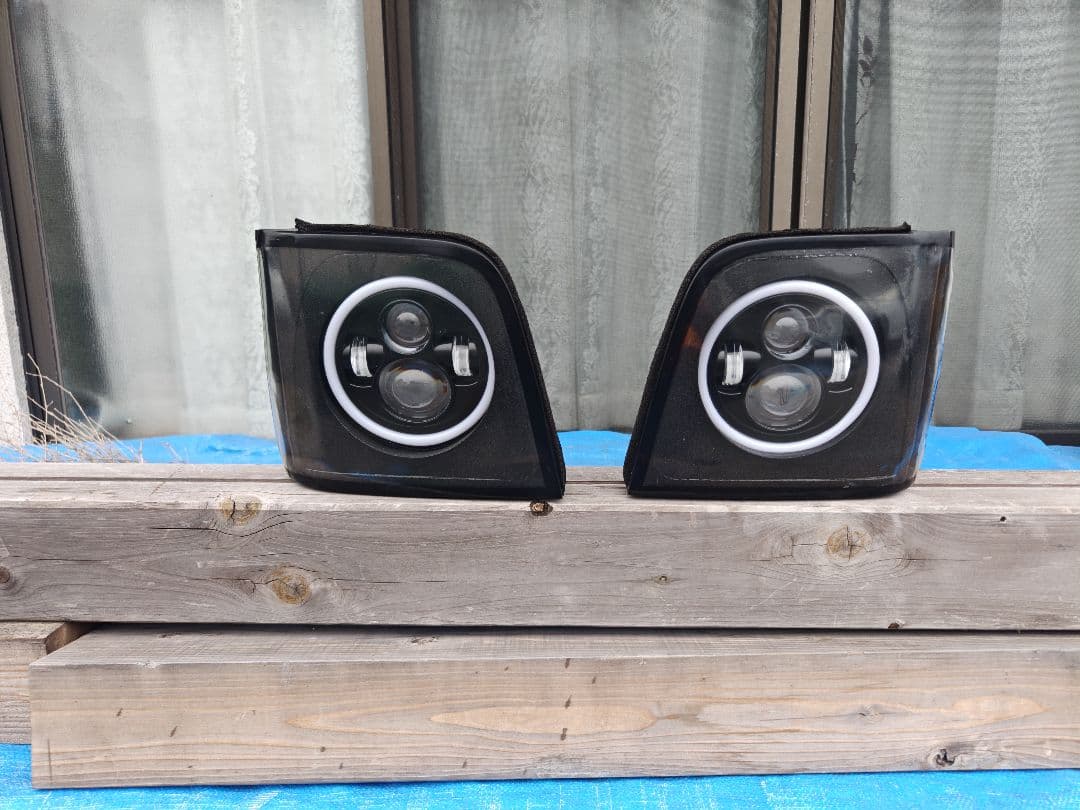 希少！サンバー用カスタムヘッドライト サンバー S500J/S510J 前期 サンバートラック オールLED ヘッドライト